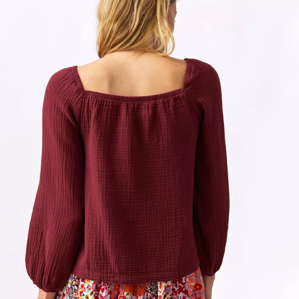 Anthropologie Cloth & Stone Jovie Blouse - Picture 3 of 8